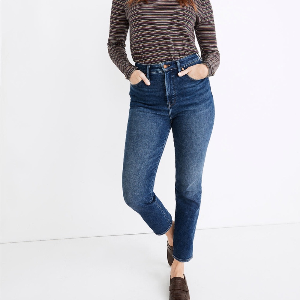 Curvy perfect vintage tall Madewell jean